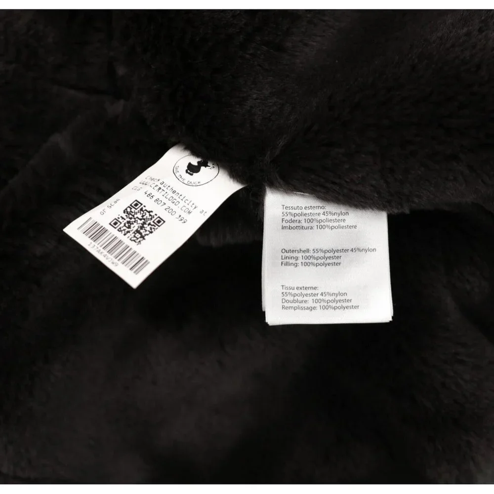 Save the Duck Full Zip Puffer Vest Women's Size 2/US Medium Gray - Picture 9 of 9